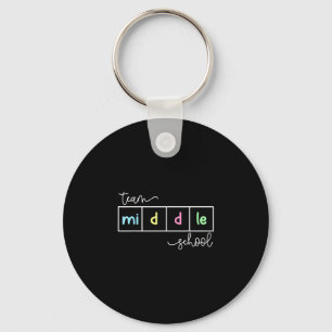 Team middle school squad middle school teacher key ring