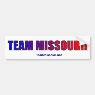 Team Missouri Proud! Bumper Sticker