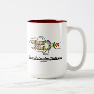 Team Molecular Biology (DNA Replication) Two-Tone Coffee Mug