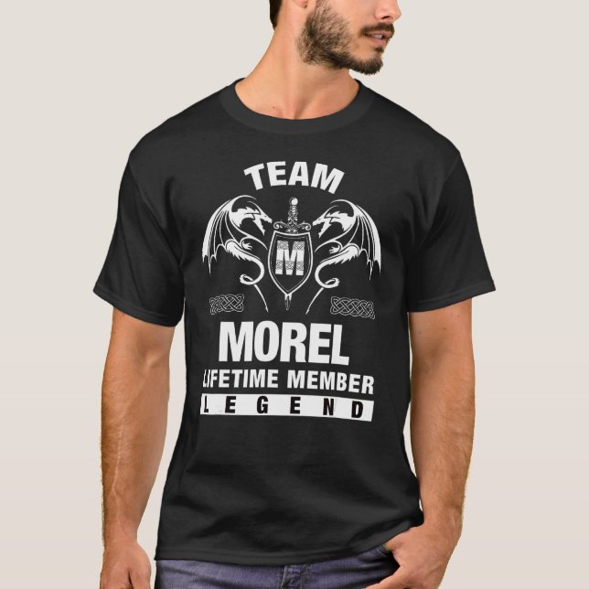 Team Morel Lifetime Member T-Shirt (Front)