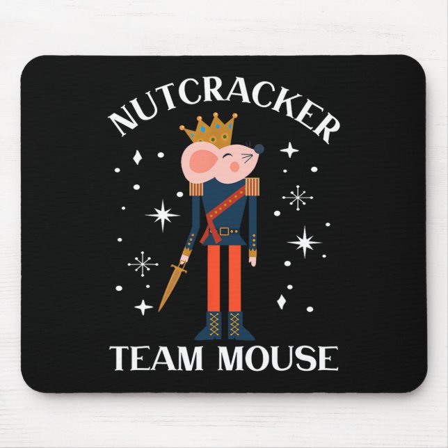 Team Mouse Nutcracker  Christmas Dance Fun Soldier Mat (Front)