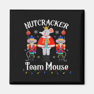 Team Mouse Nutcracker Christmas Dance Funny Soldie Magnet