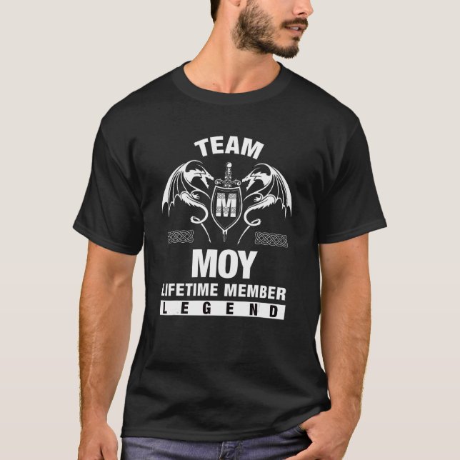 Team Moy Lifetime Member T-Shirt (Front)