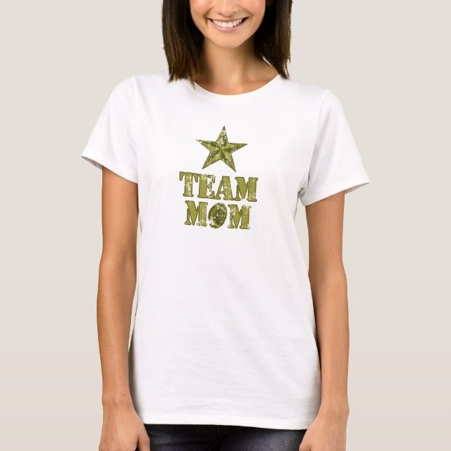 Team Mum Football General's Star T-Shirt (Front)