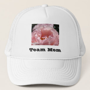 Team Mum! sports hats Pink Rose Flowers