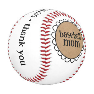 Team Mum Thank You Baseball Gift