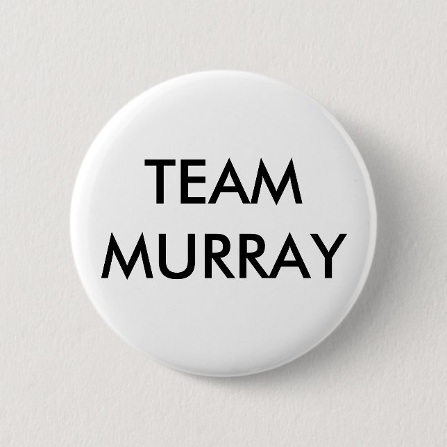 TEAM MURRAY 6 CM ROUND BADGE (Front)