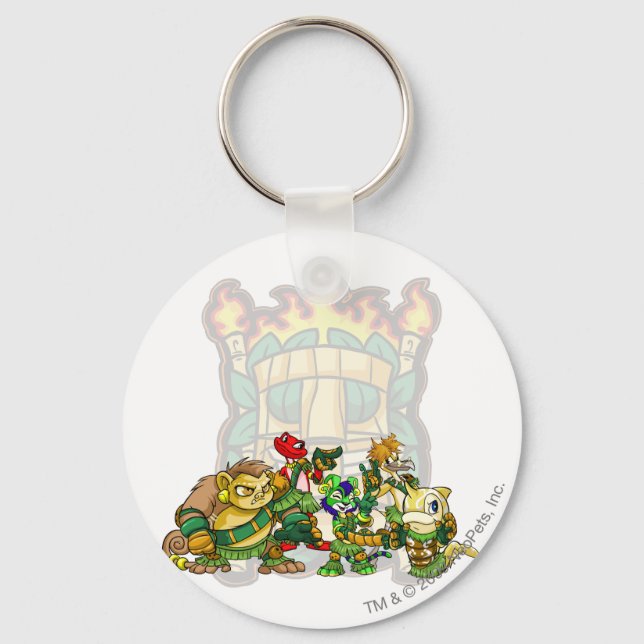 Team Mystery Island Group Key Ring (Front)