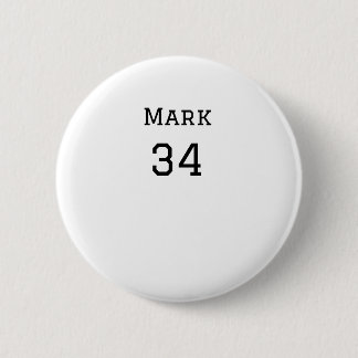 team name add player name date sports men  6 cm round badge