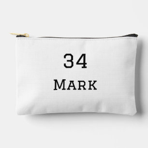 team name add player name date sports men  accessory pouch