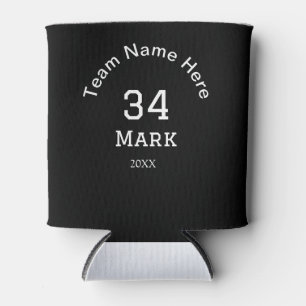 team name add player name date sports men can cooler