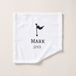 team name add player name date sports men flag wash cloth