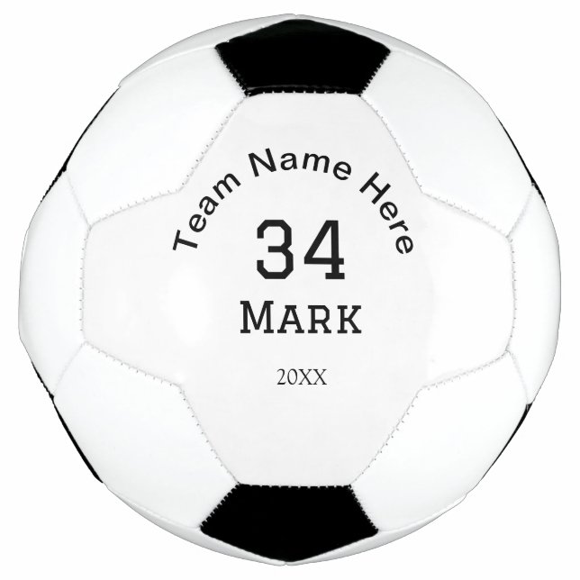 team name add player name date sports men  football (Front)