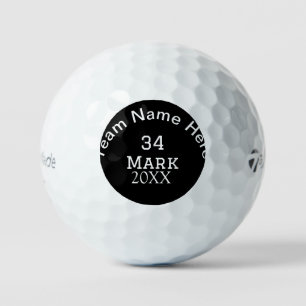team name add player name date sports men golf balls