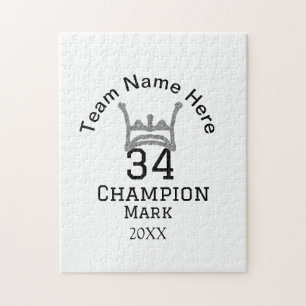 team name add player name date sports men jigsaw puzzle