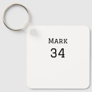 team name add player name date sports men key ring