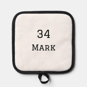 team name add player name date sports men pot holder
