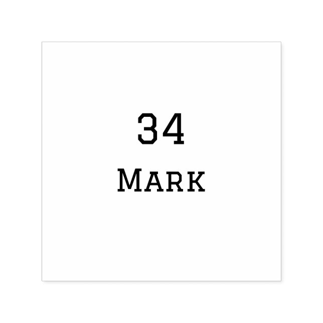 team name add player name date sports men  self-inking stamp (Design)