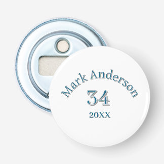 team name add player name date sports men vintage bottle opener