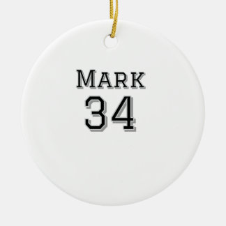 team name add player name date sports men vintage ceramic tree decoration