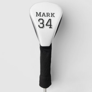 team name add player name date sports men vintage  golf head cover