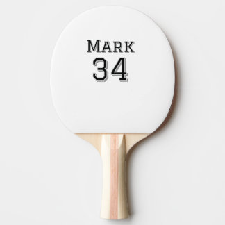 team name add player name date sports men vintage ping pong paddle