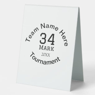 Team name here add name tournament year text