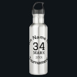 Team name here add name tournament year text 710 ml water bottle<br><div class="desc">design</div>