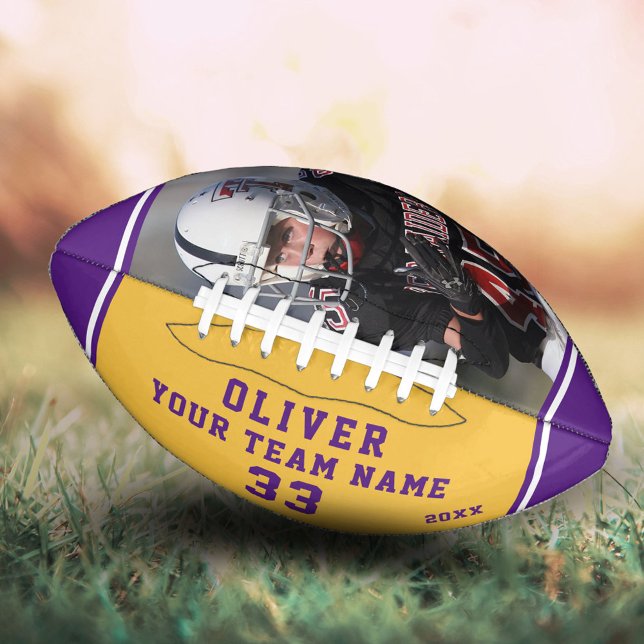 Team Name Player Number Yellow Purple Stripe Photo American Football (Creator Uploaded)