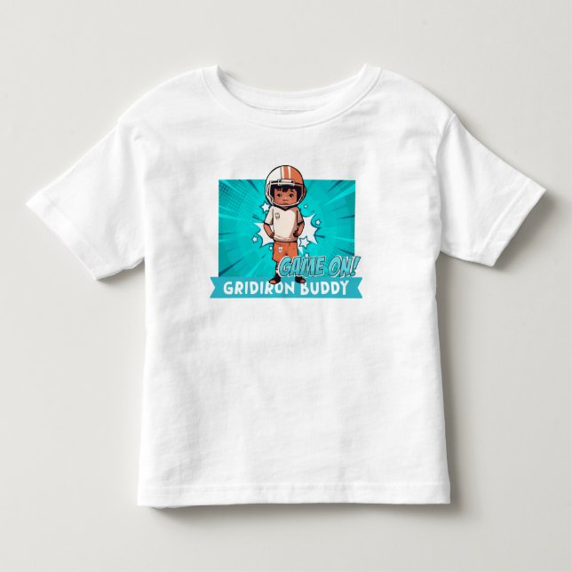 [Team Name]'s Gridiron Dynamo #32 Customisable Toddler T-Shirt (Front)