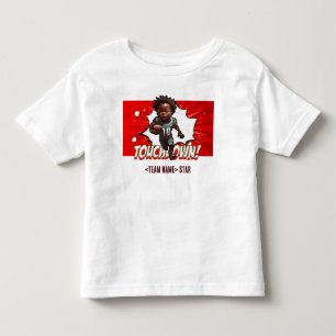 [Team Name]'s Gridiron Goal Getter #25Customizabl2 Toddler T-Shirt