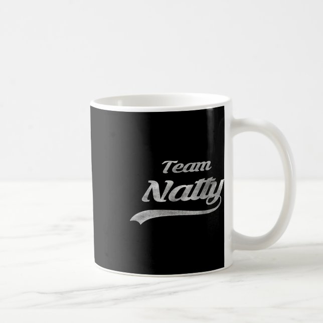 Team Natural Anti Juice Fitness - Men's Black Shor Coffee Mug (Right)