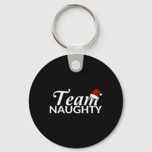Team Naughty Couple Matching Outfit With Team Nice Key Ring