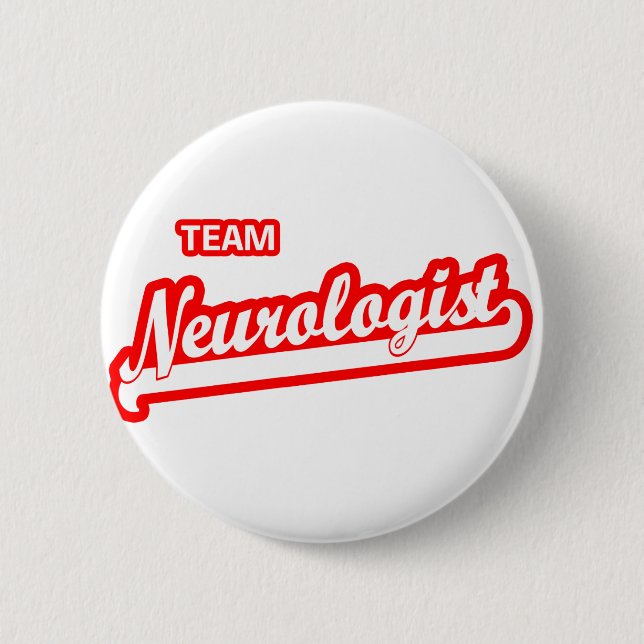 Team Neurologist 6 Cm Round Badge (Front)