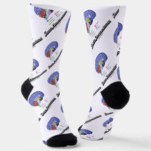 Team Neuroscience Brain Anatomy Attitude Socks