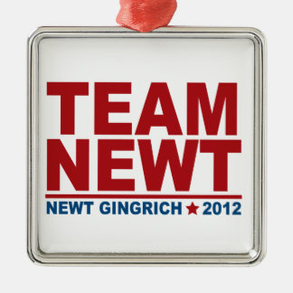 Team Newt Gingrich 2012 Metal Tree Decoration