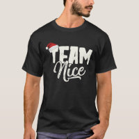 Team Nice Santa Hat Couple Matching Team Naughty