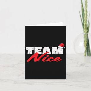 Team Nice Shirt Funny Couple Matching Outfit Team Card