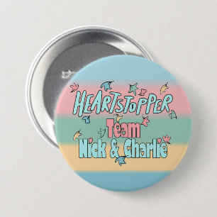 Team Nick And Charlie Colourful 7.5 Cm Round Badge