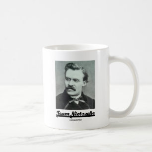 Team Nietzsche Fredrich Nietzsche Portrait Coffee Mug