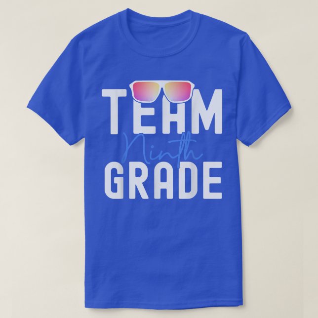 Team Ninth Grade Squad Teacher Student Back To Sch T-Shirt (Design Front)