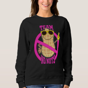 Team No Nuts Gender Reveal Pregnancy Announcement Sweatshirt