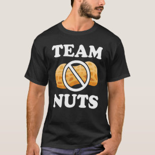 Team No Nuts Matching Baby Gender Reveal Party Tea T-Shirt