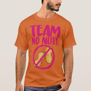 Team No Nuts Peanut Funny Gender Reveal Love  T-Shirt
