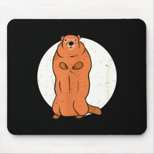 Team No Shadow Crew Groundhog Full Moon Groundhog Mouse Mat