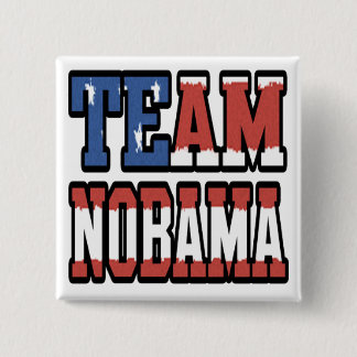 Team Nobama 15 Cm Square Badge