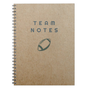 Team Notes - Football Notebook