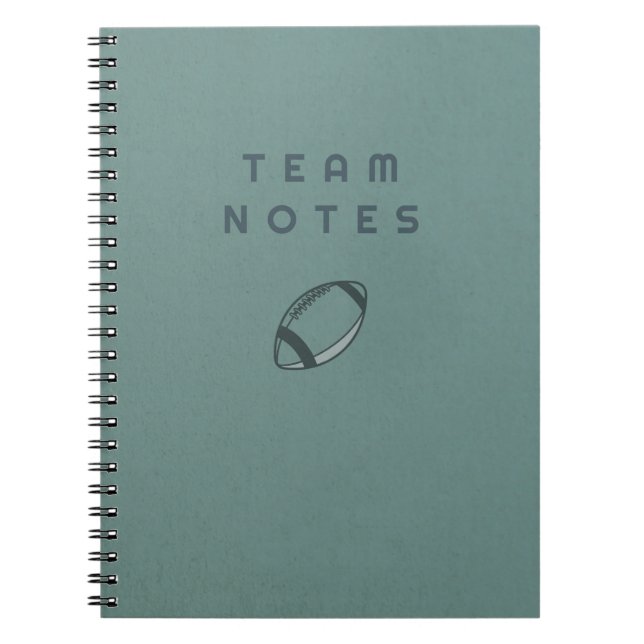 Team Notes - Football Notebook (Front)