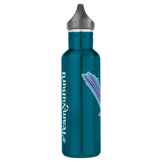 Team NuBurd Stainless Steel Water Bottle - Blue (Left)