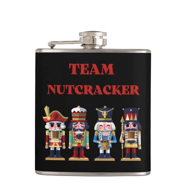 Team Nutcracker    Hip Flask (Front)